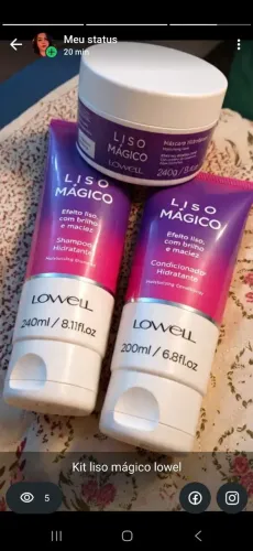 Kit lowel liso mágico
