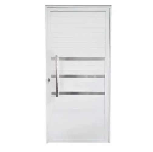 PORTA DE ALUMÍNIO BRANCA 2.10x0.80 | DIRETO DA FÁBRICA | ENTREGA RÁPIDA