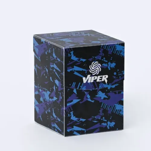 Deckbox Básica Viper PP 100+ Estampa Azul e Roxa