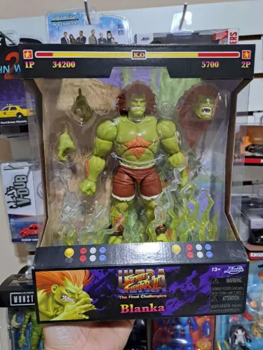 Action Figure Boneco Blanka Street Fighter II Ultra 19 Cm Articulado Jada Toys Lacrado