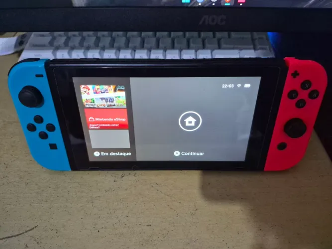 Nintendo switch v2 desbloqueado 256gb