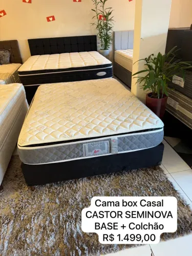 Colchão de Casal CASTOR SEMINOVO PILLOW TOP - Entrego!