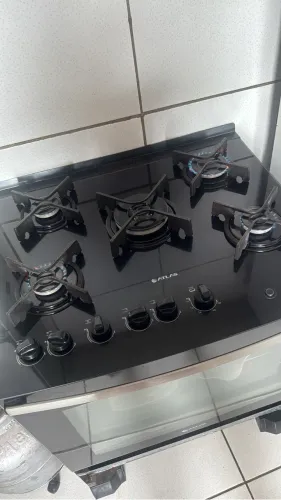 Fogão Atlas 5 bocas preto - R$ 600 (aceito proposta) 