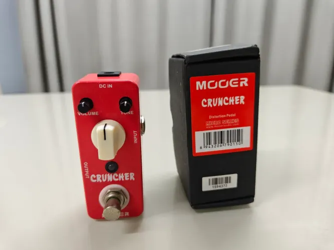 Mini Pedal de Guitarra Mooer Cruncher ZERO NA CAIXA