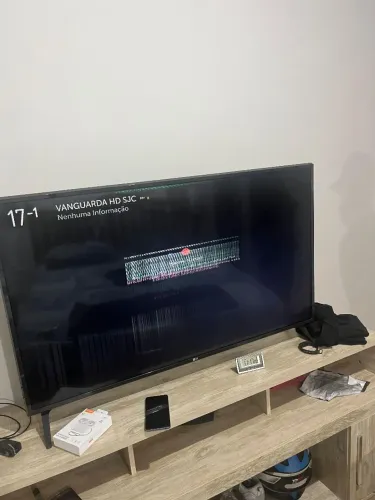 ? TV LG 49? com Defeito na Tela - Ideal para Conserto ou Retirada de Peças 