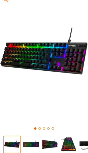 Teclado Mecânico Hyperx Alloy Origins Switch Red