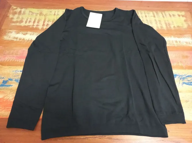 Blusa térmica masculina preta - Tam. Único (Veste M/G) - NOVA