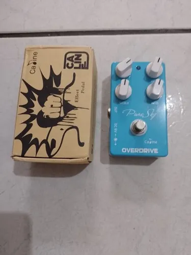 Pedal overdrive caline pure sky para guitarra 