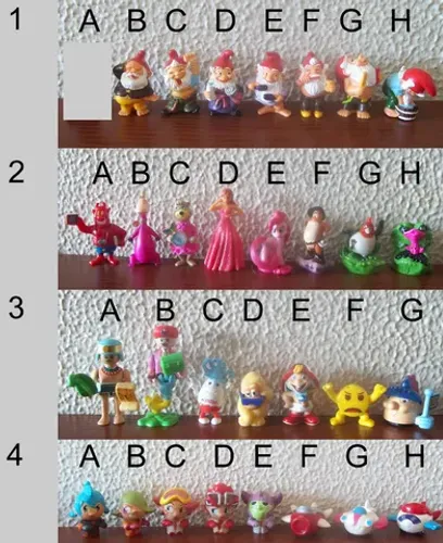 Miniaturas Kinder Ovo, Nestlé, Panini e outras variadas
