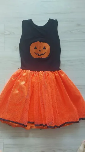Fantasia de abóbora menina 10 a 12 anos