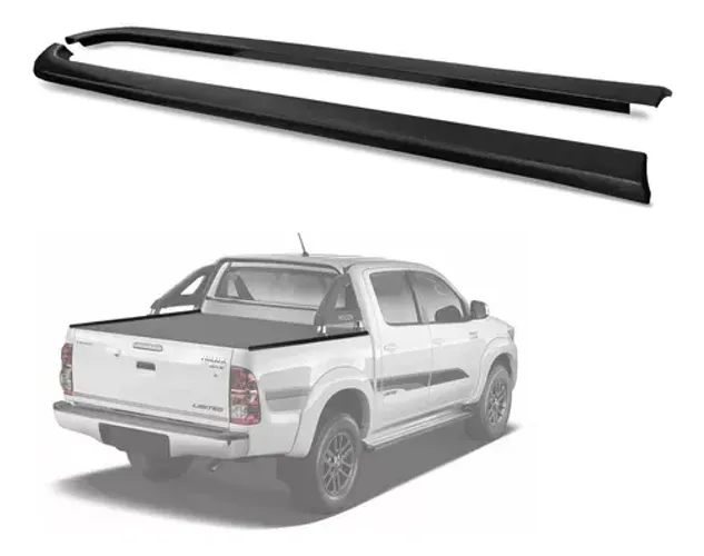 Protetor de Borda Lateral Toyota Hilux 2005 à 2015 - Cabine Dupla
