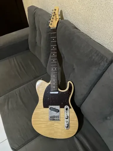 Guitarra Tagima cs3 signature cacau santos mais Semicase 