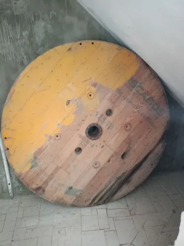 Tampou Bobina de madeira para decoração