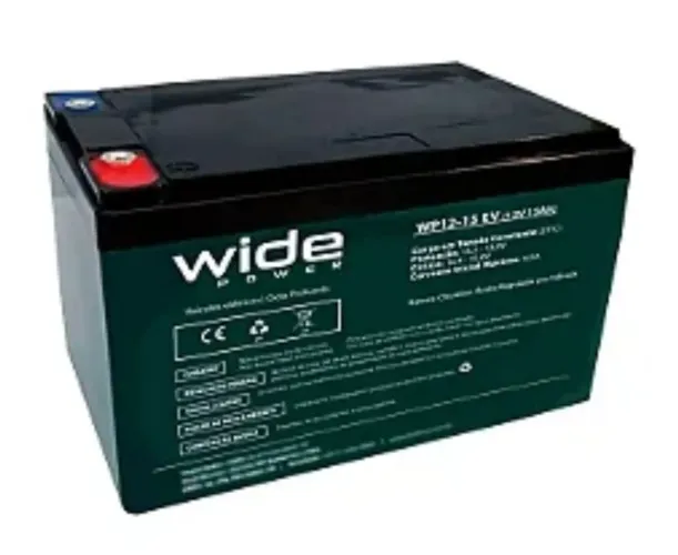 Bateria 12V 15Ah  Wide Power para patinete e bicicleta elétrica 