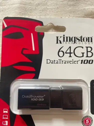 Pen drive usb 3.0 kingston dt100g3-64gb datatraveler 100 64gb generation 3 Original
