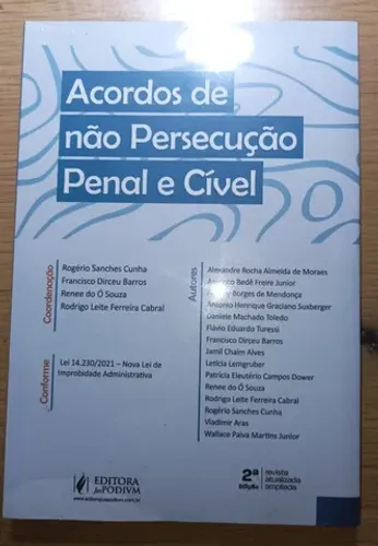 Livro Acordos de não persecução Penal e Cível
