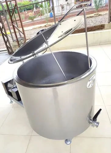 Tanque Resfriador de Leite 300 Litros Tina Misturador para Caldas Sorvetes Sucos Água