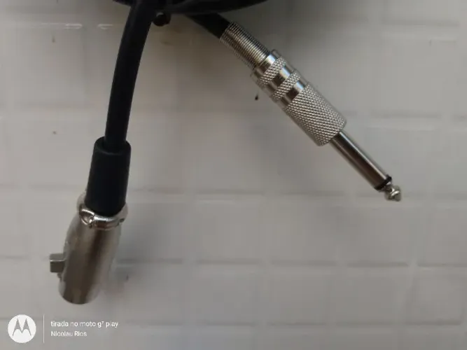 Cabo microfone P10 x XLR