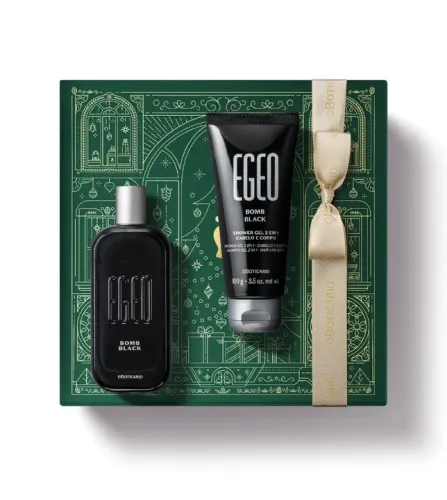 Kit Egeo Bomb Black - Desodorante + Shower Gel