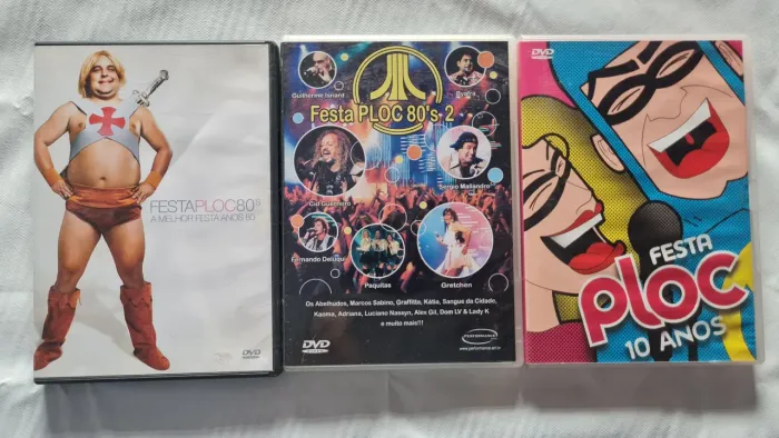 Coleção dvds Festa Ploc