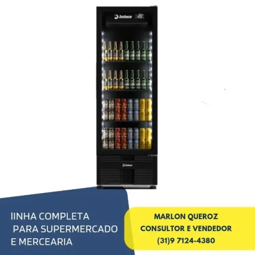 Cervejeira 454L Porta de Vidro Imbera