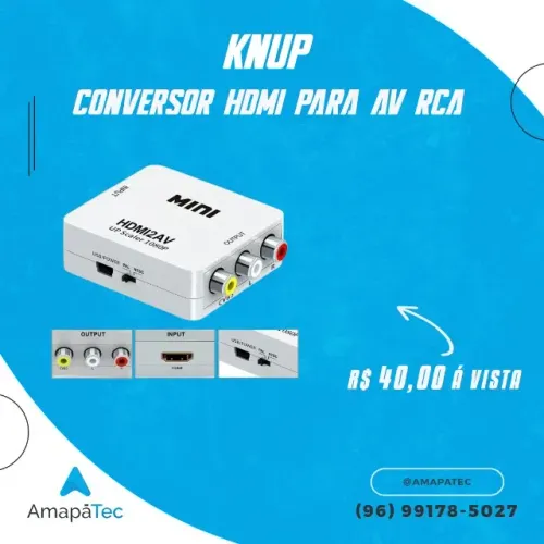 Conversor HDMI para RCA