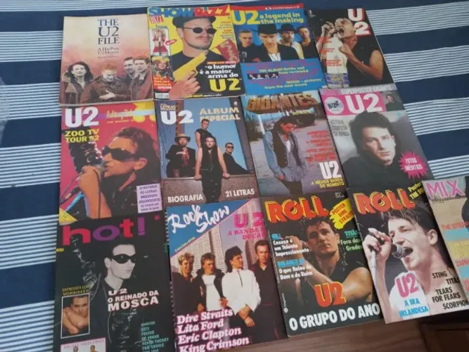 U2 - lote de revistas.