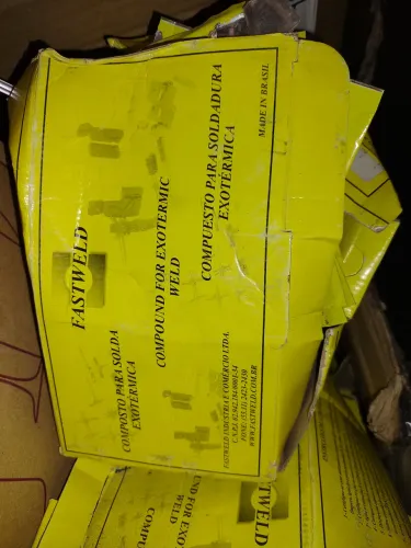 Composto para solda exotérmica, lacrados.