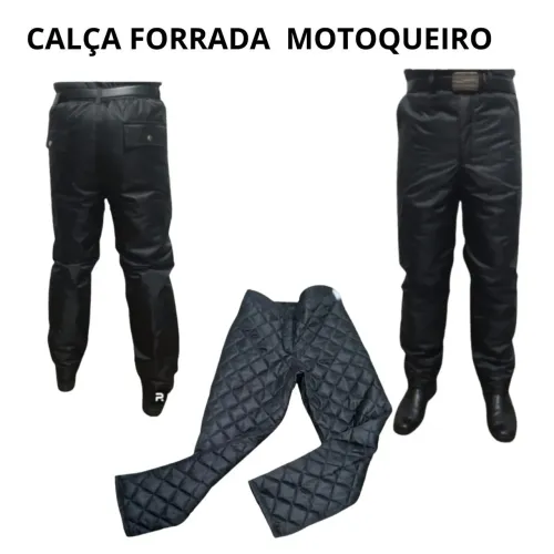 Calça Térmica Forrada Motoqueiro - Conforto e Proteção