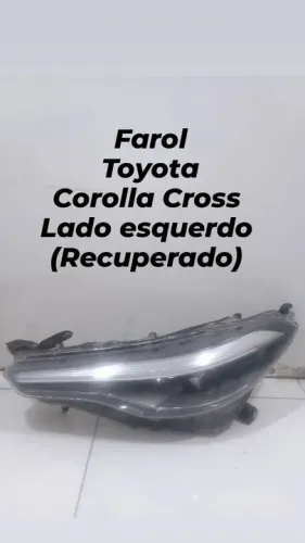 Farol Toyota Corolla Cross lado esquerdo original (Recuperado)