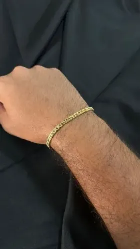 *pulseira masculina de aço inoxidável*