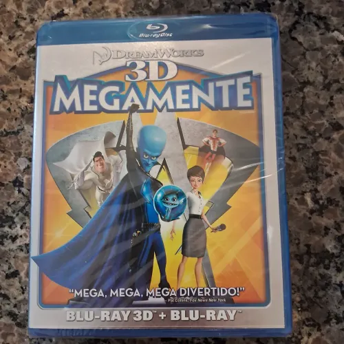 Blu-ray Megamente duplo 3D LACRADO 
