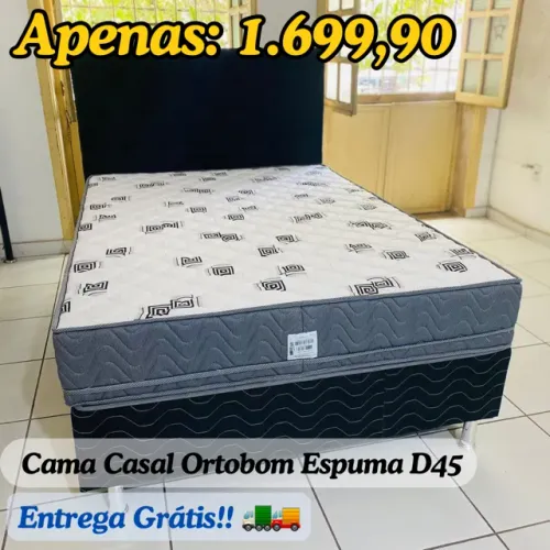 Cama Box Casal D45 Ortobom