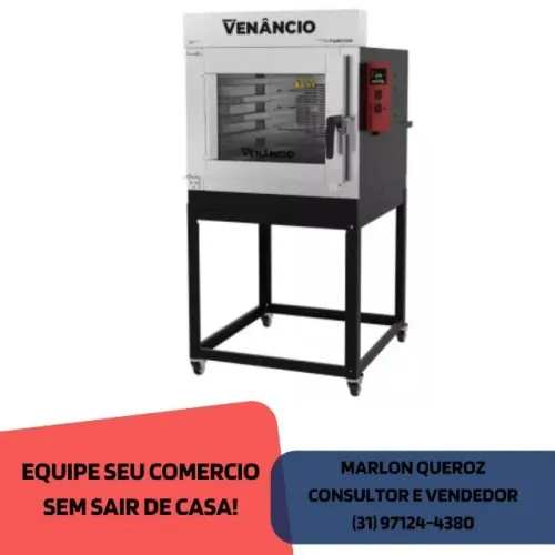 Forno Turbo 5 Esteiras a Gás Venâncio Novo 220v