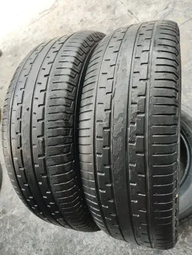 2 Pneus 205/70r15 Goodyear (Meia-vidas). Aceito Cartão.