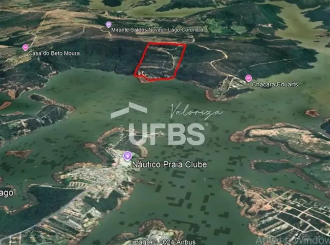 Lindo terreno urbana de 7 alqueires no Lago de Caldas