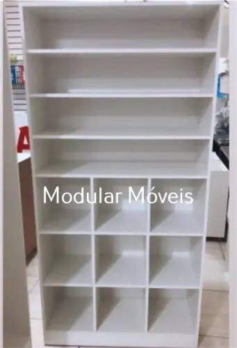 Prateleira com Nichos Inferior - MDF
