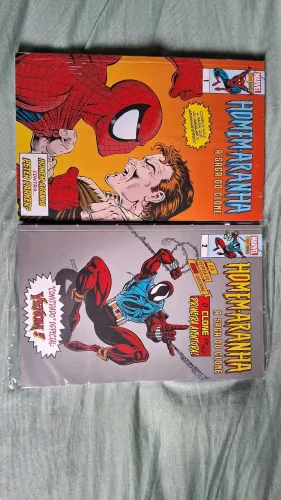 Homem-Aranha: A saga do clone 1 e 2 LACRADAS 