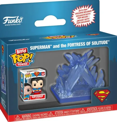 Funko Pop! Bitty Town: DC UNIVERSE MULTIVERSE - Superman and The Fortress of Solitude