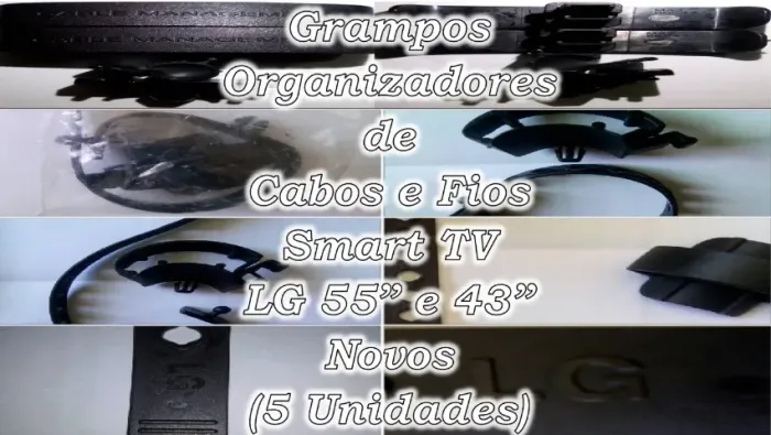 Grampos, Organizadores de Cabos, Fios de TVs LG