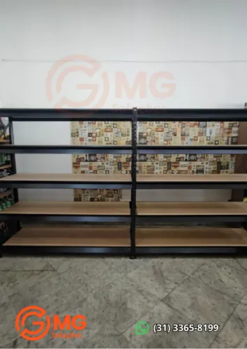 Prateleira Expositora para Estoque - Mini Porta Pallet
