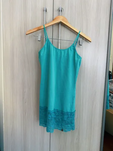 Blusa longa verde M