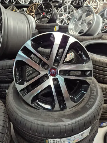 Jogo de rodas fiat toro aro 17 5x110 originais