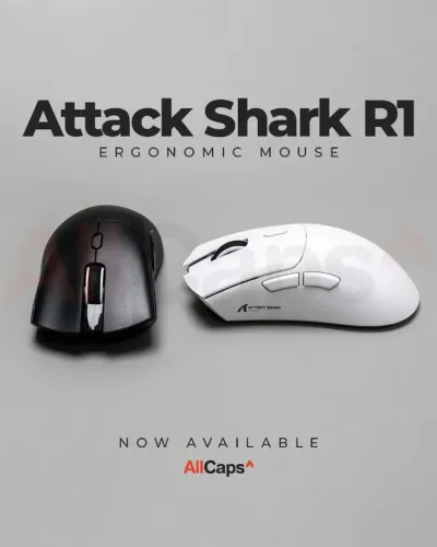 Mouse sem fio Attack Shark R1 Novo