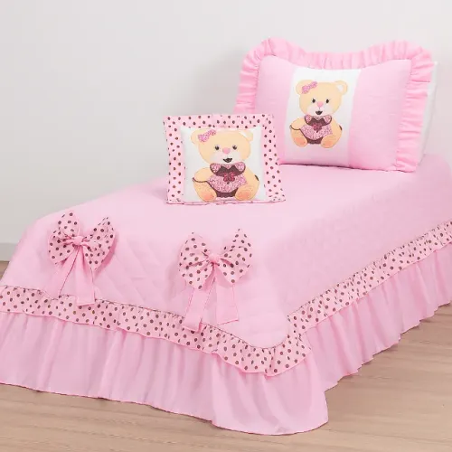 Kit Colcha Infantil Personalizado 3Pçs