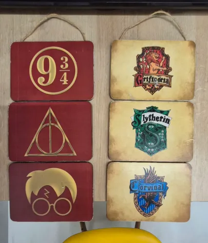 Placas Decorativas de Harry Potter