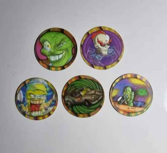 Kit Com 5 Tazos O Máscara