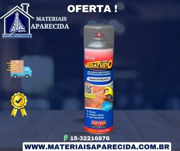 Spray Borracha Liquida Dryko 400ml Impermebilizante - novo