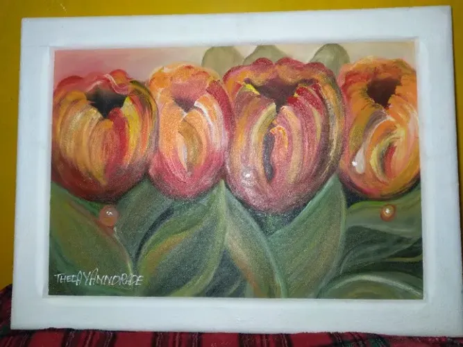 Quadro decorativo, pintura em tela