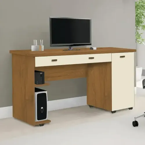 Escrivaninha para Escritório na Caixa Gavetão - Entrega e Monta na Hora